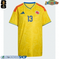 Maglie da calcio Colombia Yerry Mina #13 Prima Maglia Femminile Mondiali 2026  Manica Corta